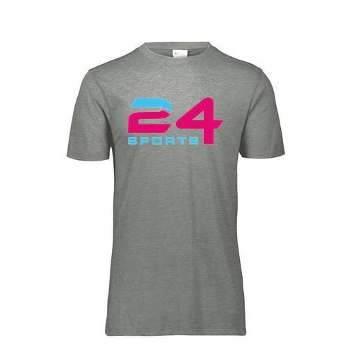 [FTSCUBGY-YS-LOGO1] Decker Youth Tri-Blend T-Shirt - Short Sleeve (Youth S, Gray)