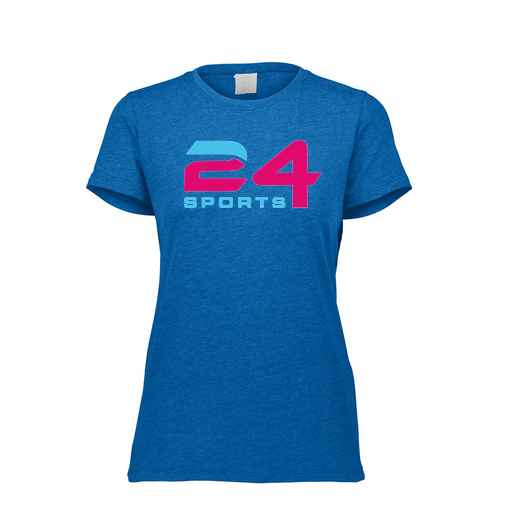 [FTSCUBRY-FAXS-LOGO1] Decker Women's Tri-Blend T-Shirt - Short Sleeve (Female Adult XS, Royal)