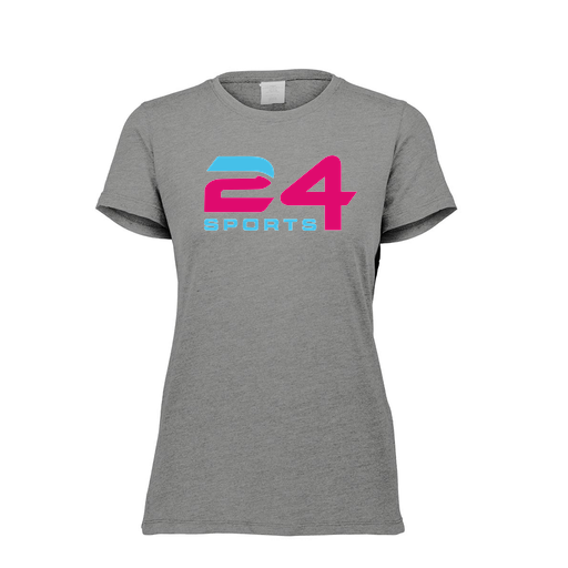 [FTSCUBGY-FAXS-LOGO1] Decker Women's Tri-Blend T-Shirt - Short Sleeve (Female Adult XS, Gray)