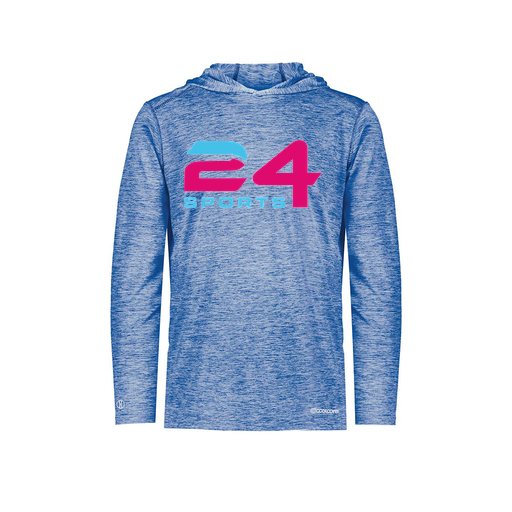 [FOLHCGRY-AS-LOGO1] Decker Men's Charge Hoodie (Adult S, Royal)