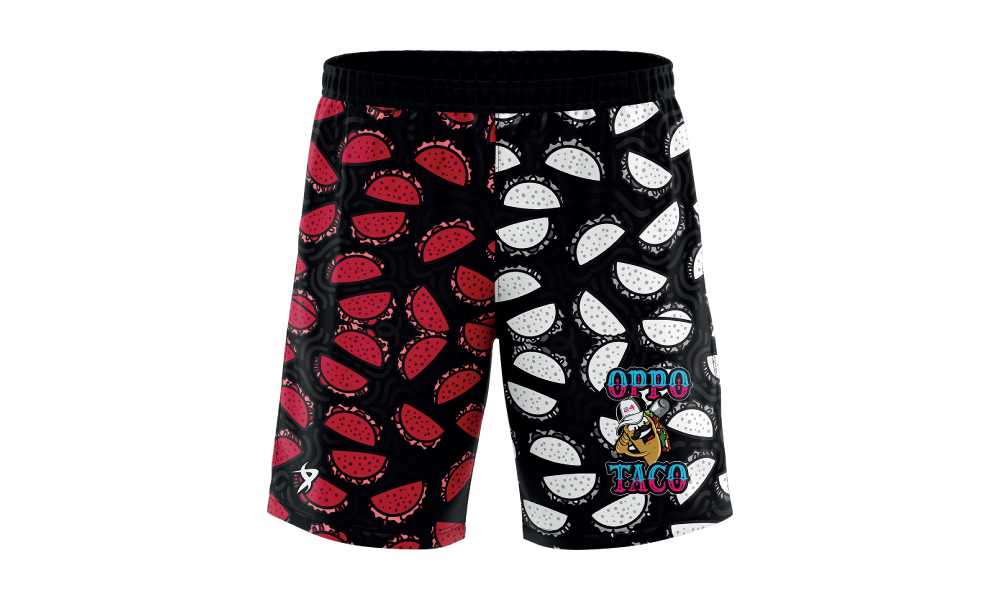 24 Sports - Youth OPPO TACO Shorts - Red/White